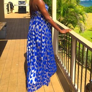 Strapless Maxi Dress, Size 6